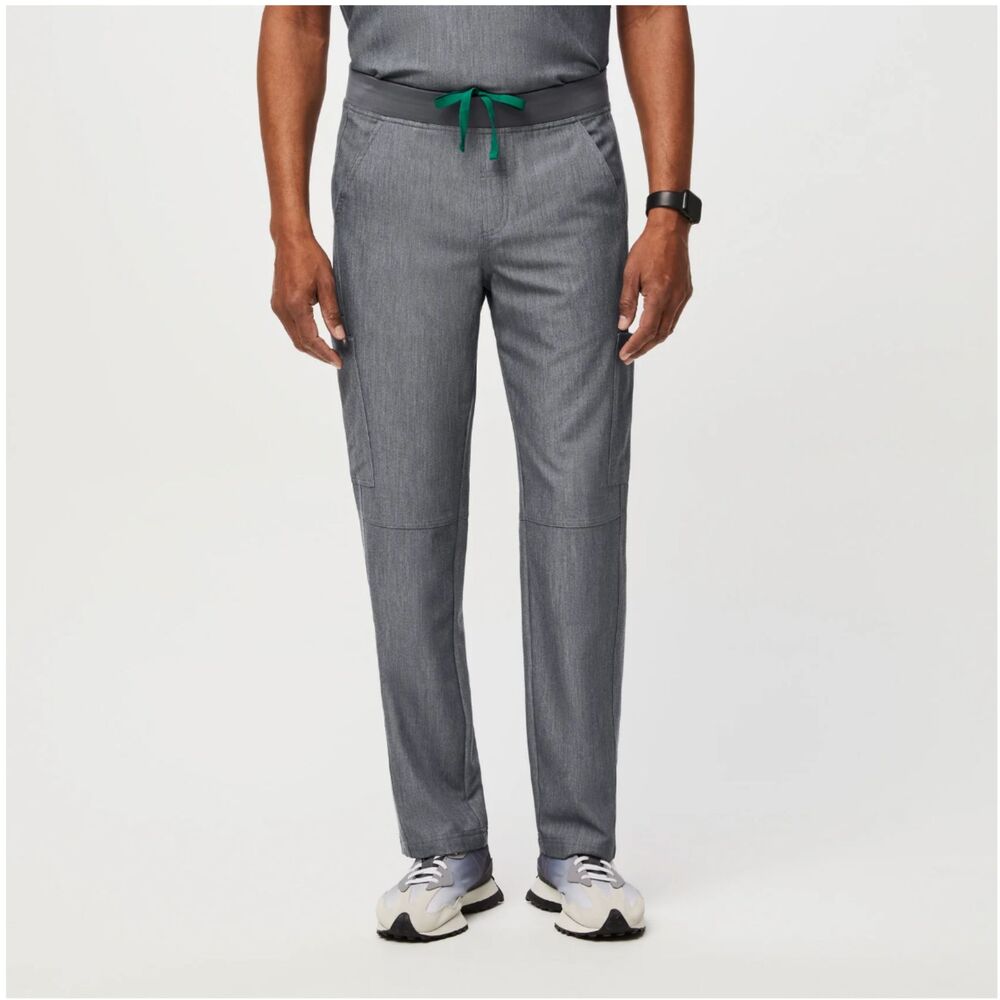Figs Technical Collection Men's Axim Cargo Scrub Pants Charcoal Gray Size XS‎